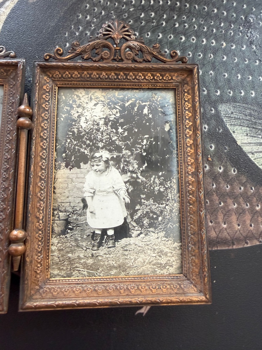 Double Bronze Picture Frame-photo-3
