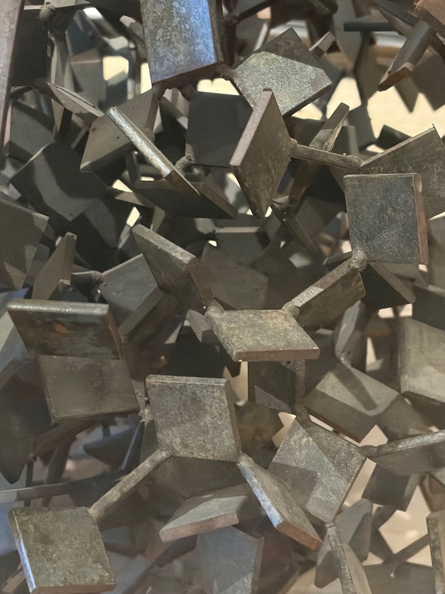 World Map Brutalist Sculpture. Signed Sab-photo-6