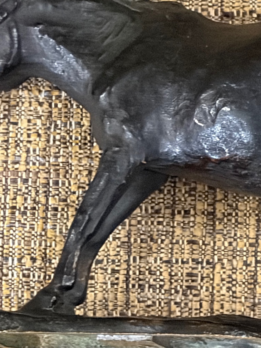 Sculpture By Jacques Froment-meurice, “the Defiant Donkey,” 1908-photo-3