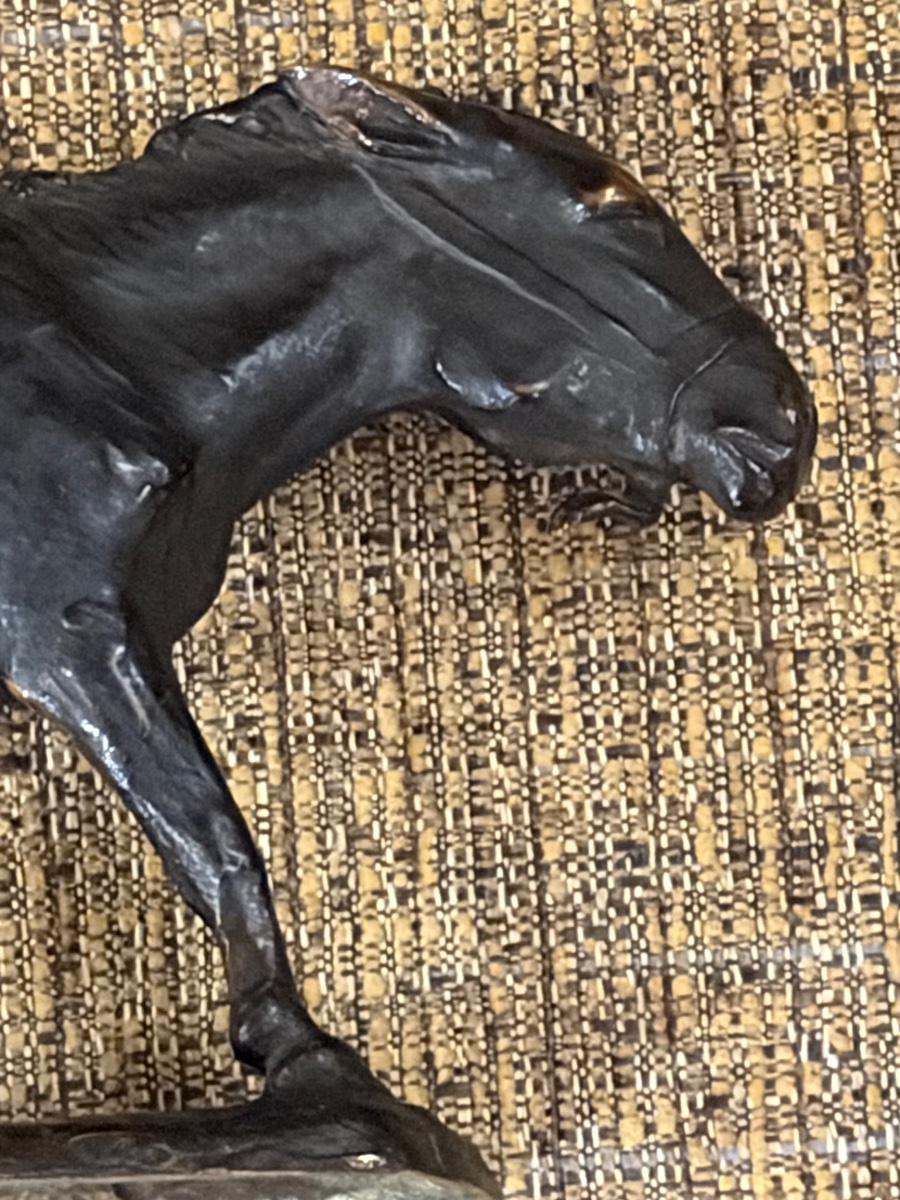 Sculpture By Jacques Froment-meurice, “the Defiant Donkey,” 1908-photo-2