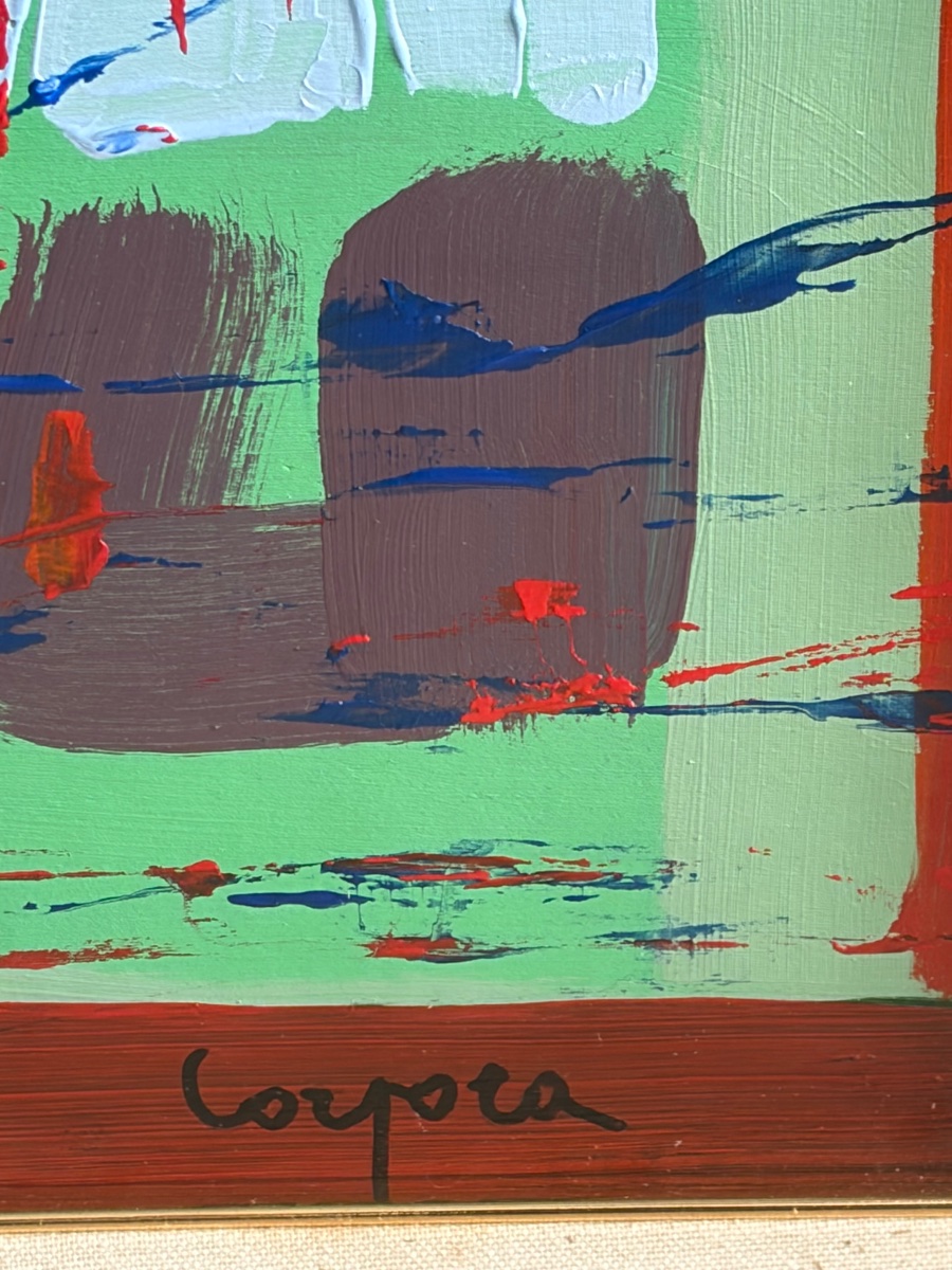 Peinture abstraite Antonio corpora -photo-2