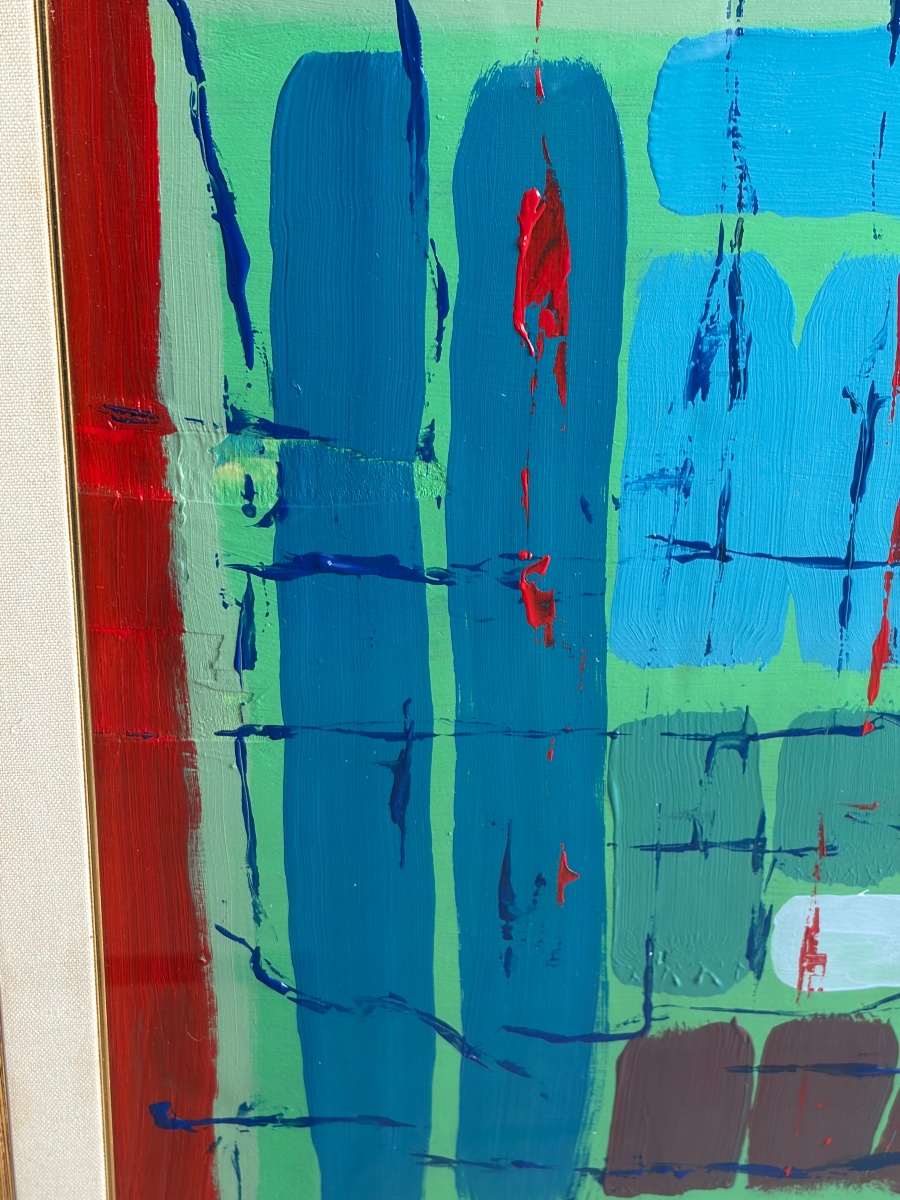Peinture abstraite Antonio corpora -photo-3