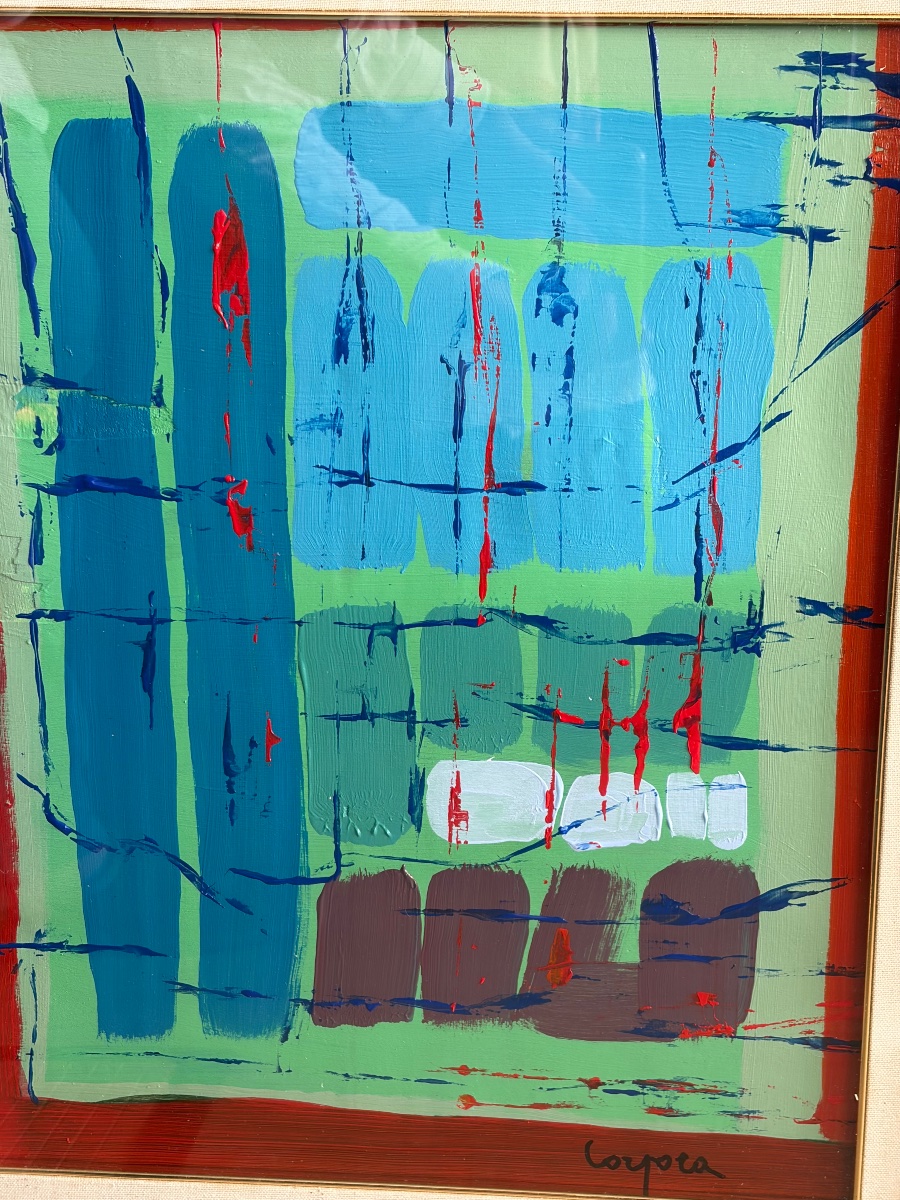 Peinture abstraite Antonio corpora -photo-4