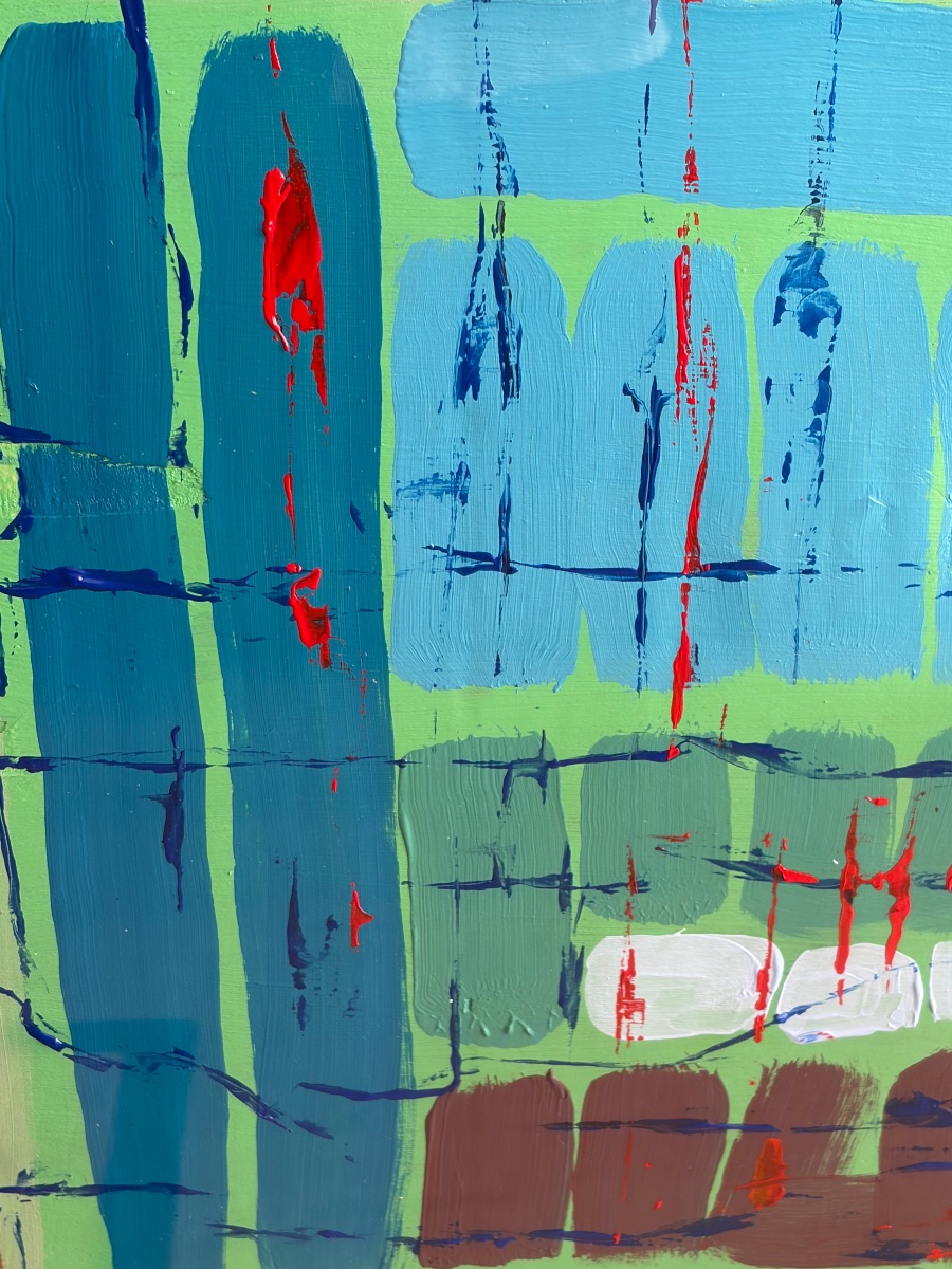 Peinture abstraite Antonio corpora -photo-1