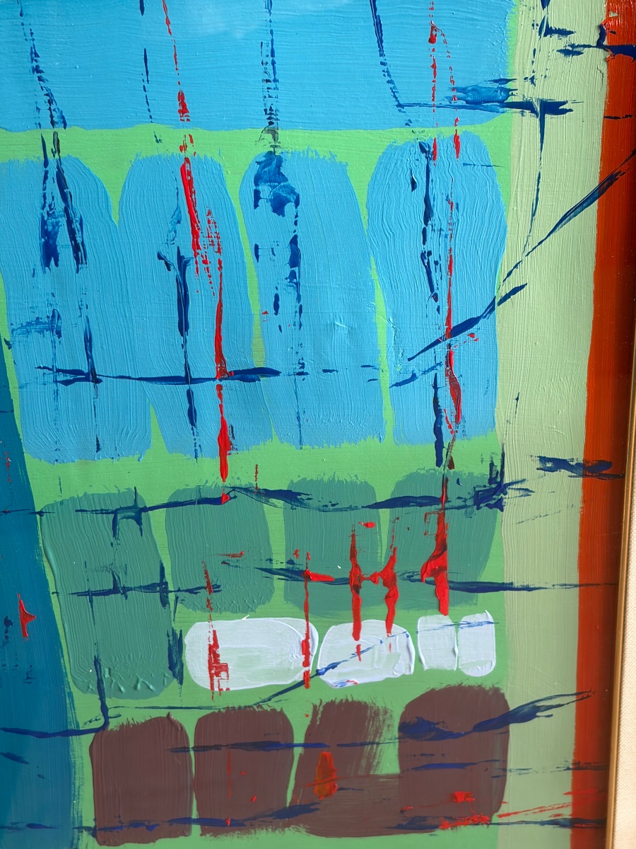 Peinture abstraite Antonio corpora -photo-2