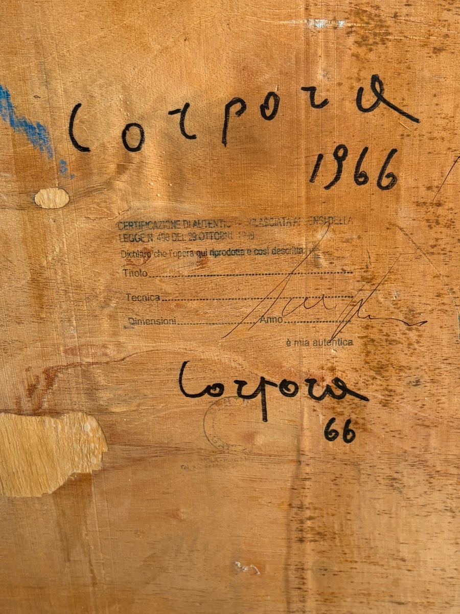 Peinture abstraite Antonio corpora -photo-4