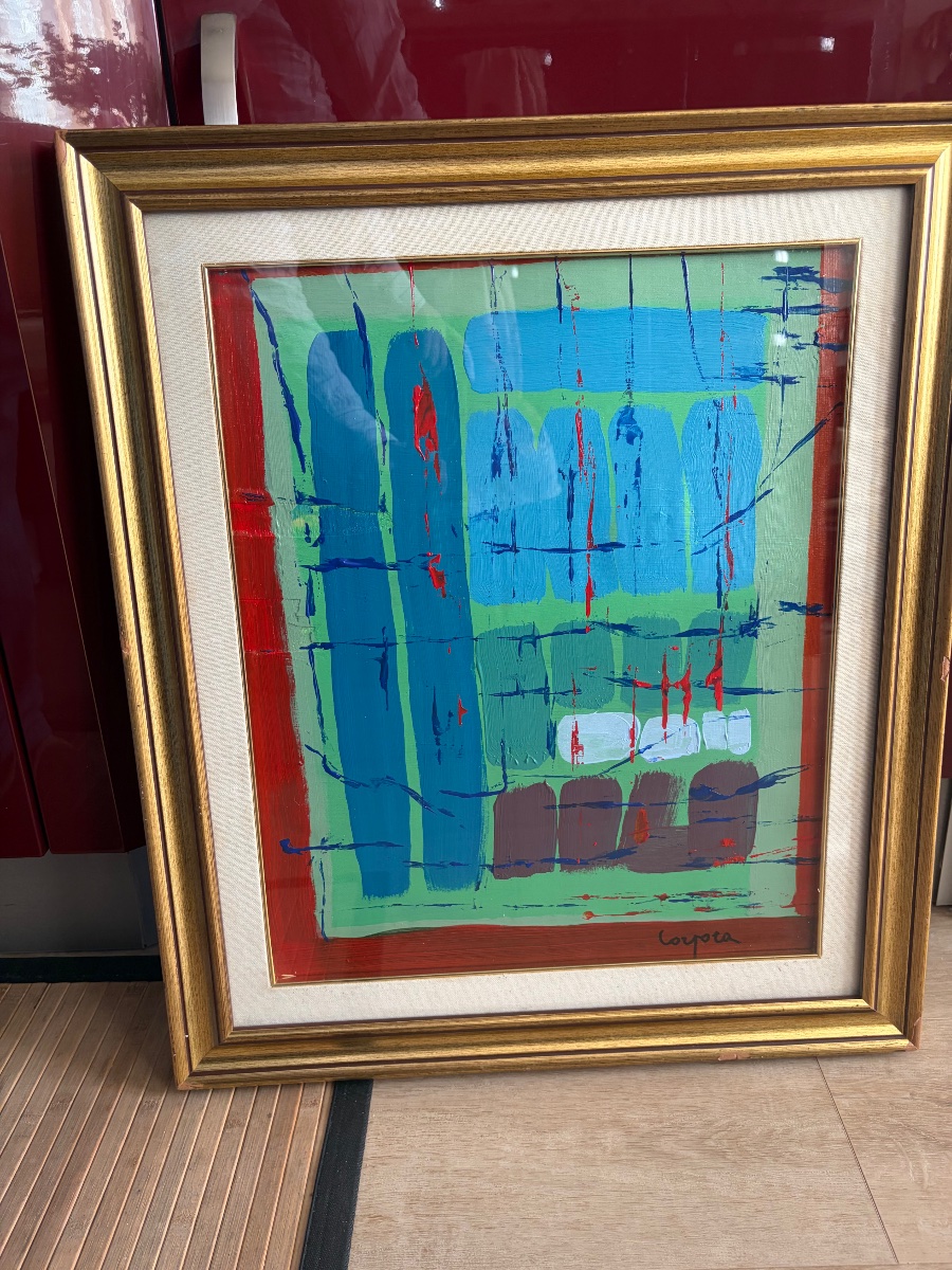 Peinture abstraite Antonio corpora 