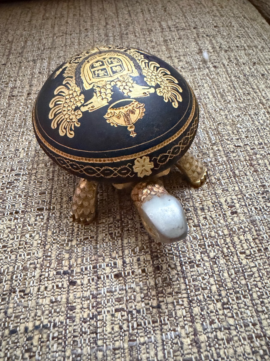 A Striking Tabletop Bell.  Turtle-photo-1