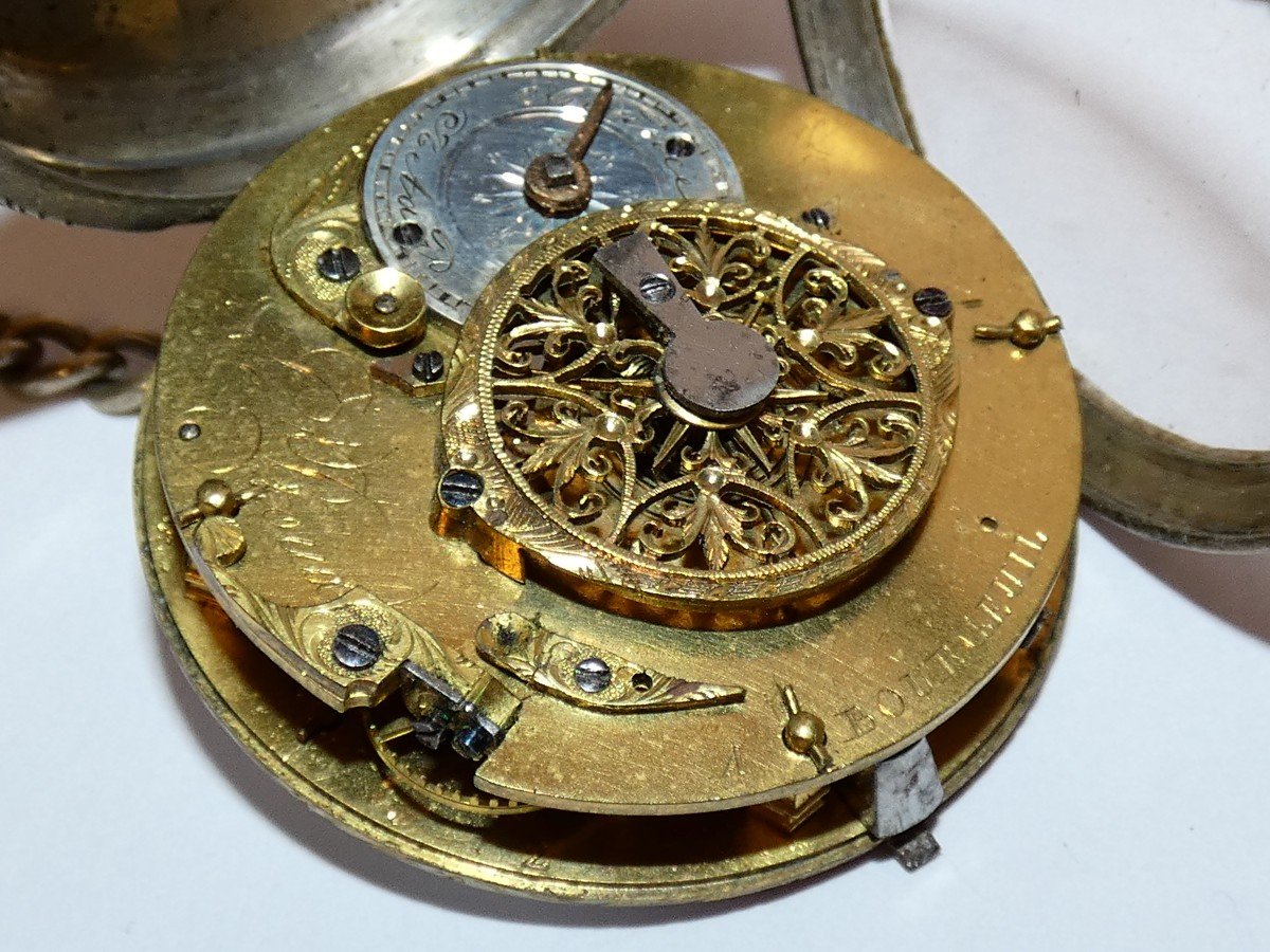 Montre Gousset A Coq  Deb 19° -photo-2