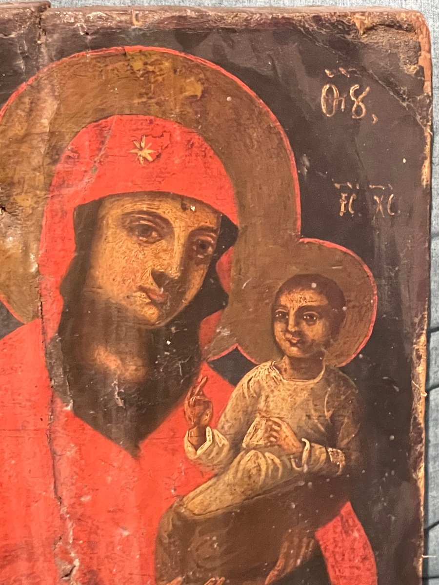 Icône   Vierge Et L enfant-photo-2