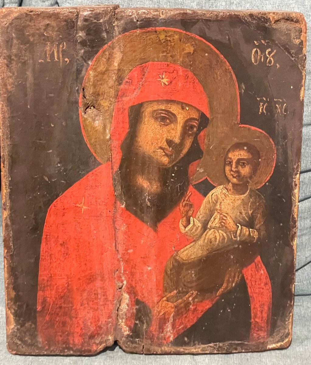 Icône   Vierge Et L enfant