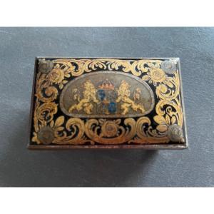 Steel Marquetry Box By Emil Olsson - Eskilstuna