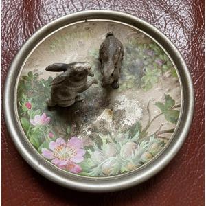 Bronze From Vienna. Empty Pocket Rabbits