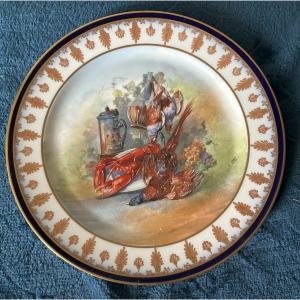 Porcelain Plate Signed Still Life XIX