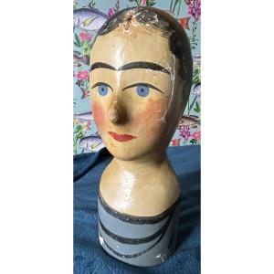 Marotte In Paper Mache, 19th Century