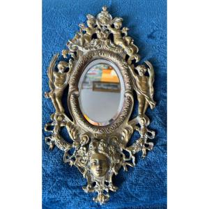  Oval Beveled Mirror Napoleon III