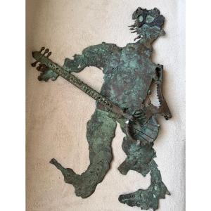 Personnage bronze    Sido and François Thevenin