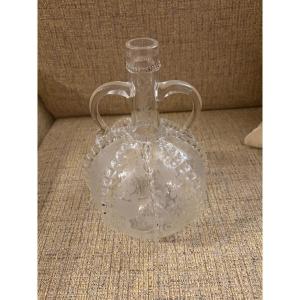 CARAFE HOLLANDAISE BOULE VERRE SOUFFLÉ XVIIIÈ SIÈCLE