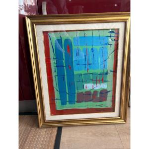 Peinture abstraite Antonio corpora 