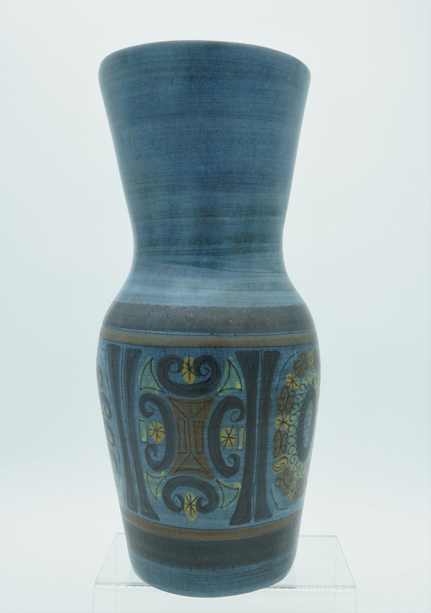 Large Ceramic Vase Jean De Lespinasse 1950 -photo-2