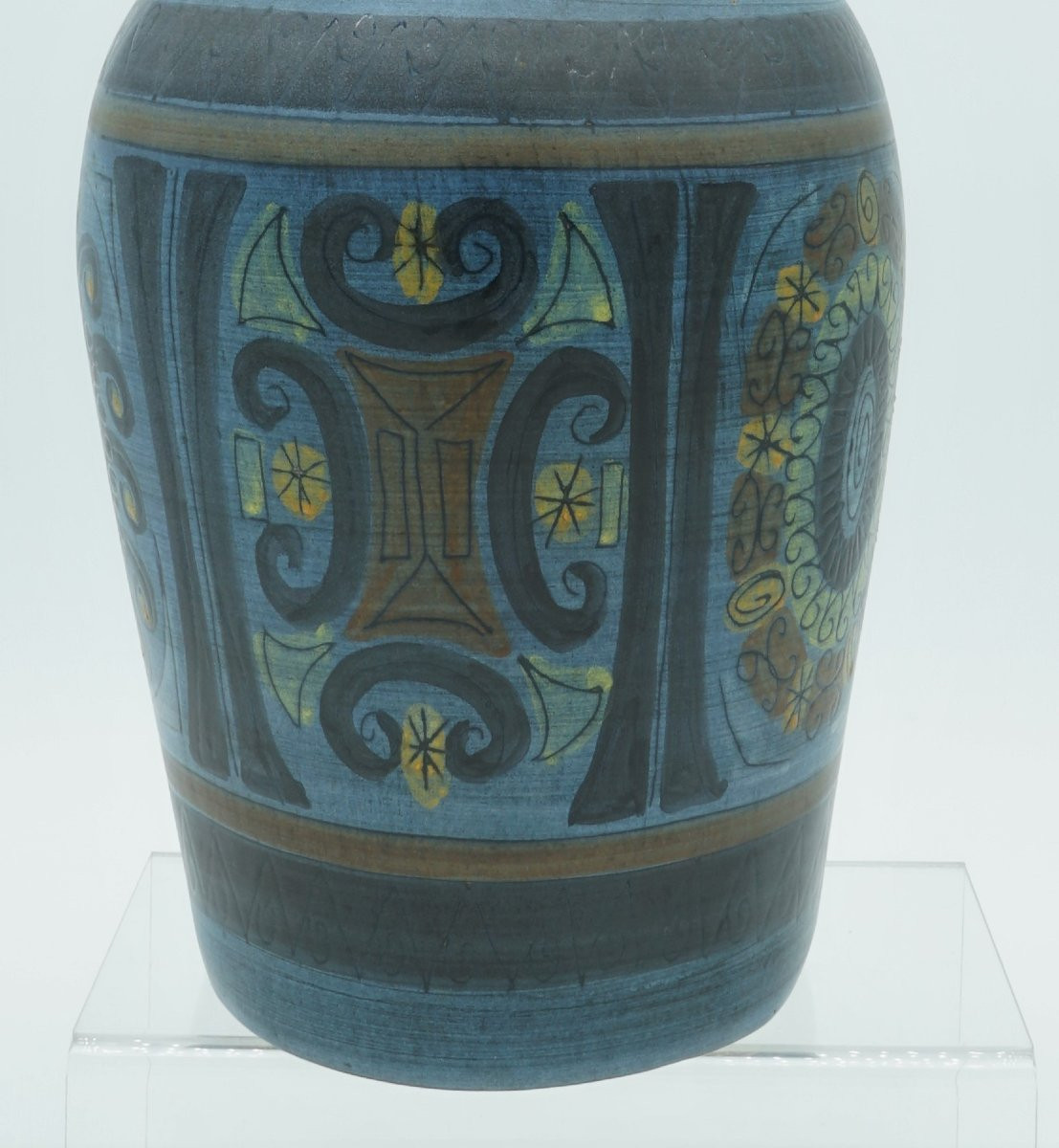 Large Ceramic Vase Jean De Lespinasse 1950 -photo-3