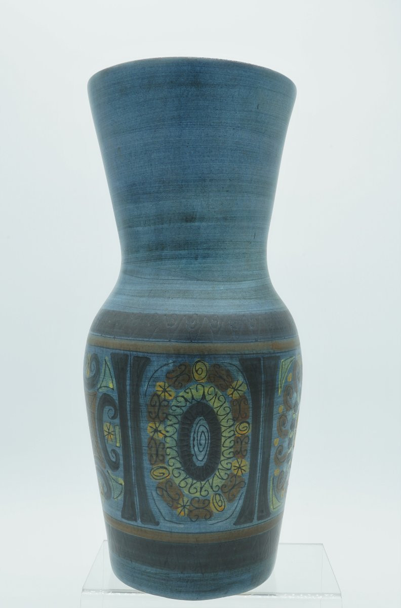Large Ceramic Vase Jean De Lespinasse 1950 -photo-4