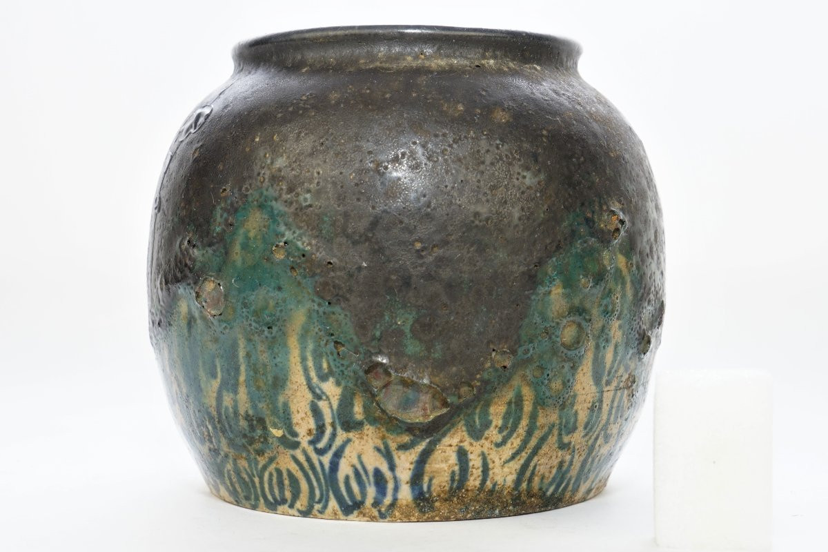 ANDRE METTHEY(1871-1920) PETIT VASE EN GRES-photo-1
