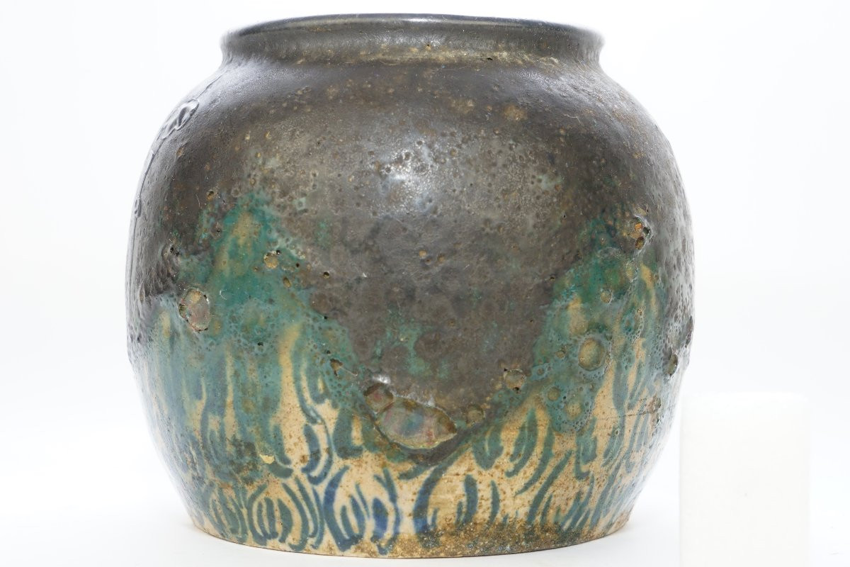 ANDRE METTHEY(1871-1920) PETIT VASE EN GRES-photo-2