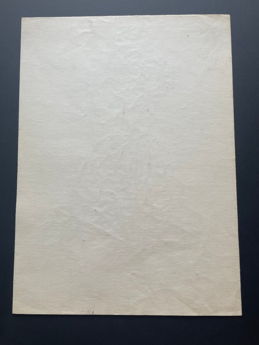 Encre de Chine signée Pol Bury  datée 49 , Abstraction Surréalisme -photo-6