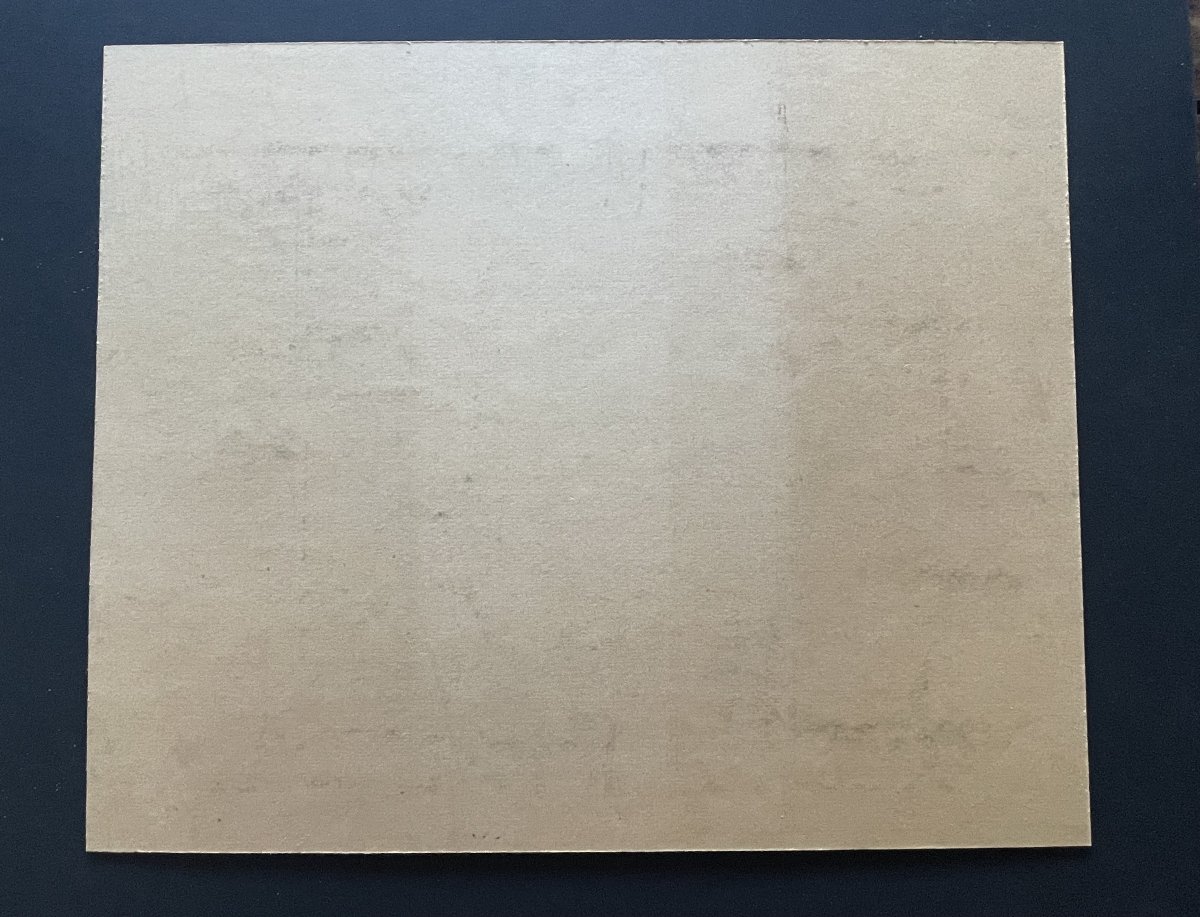 Composition Abstraite 1960 Fusain Pastel signée Luis Moyano 1929-1965-photo-7