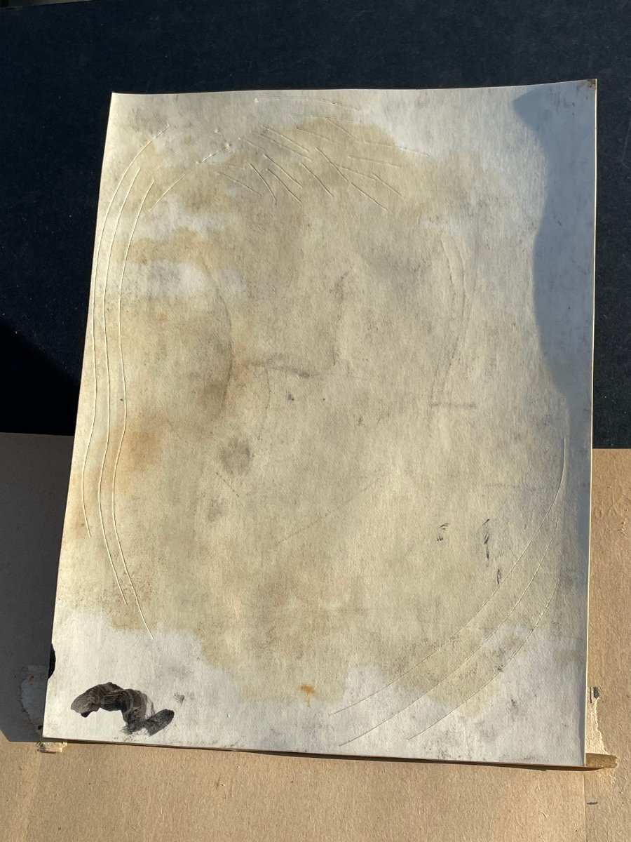 Drawing Albert Flocon 1909-1994 Mixed Technique Signed Dated 1945 Bauhaus -photo-6