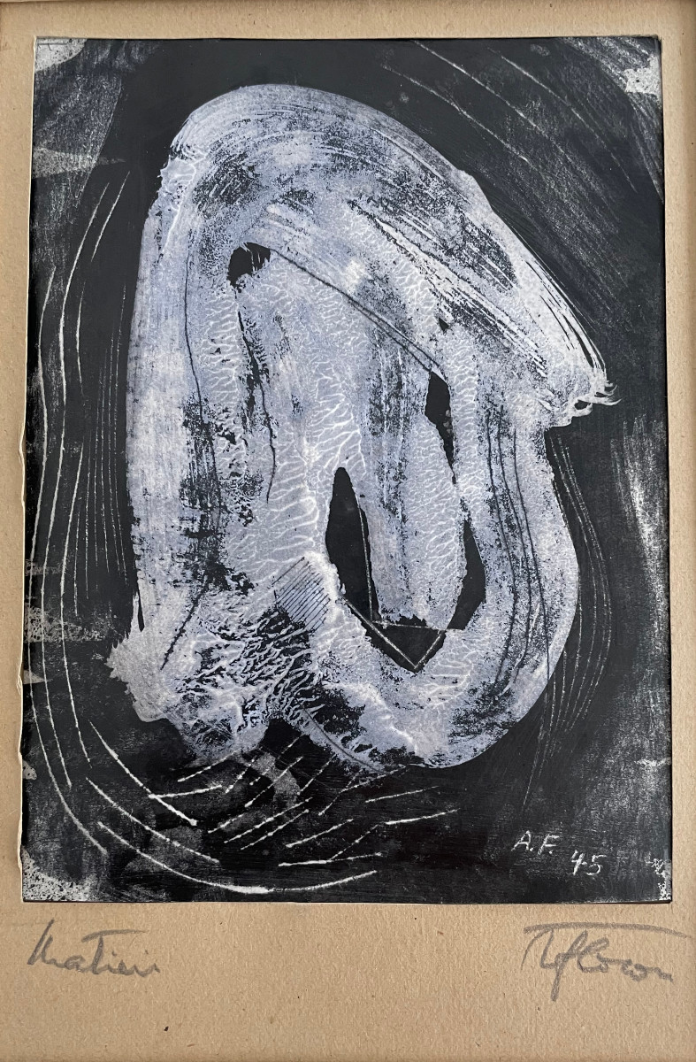 Drawing Albert Flocon 1909-1994 Mixed Technique Signed Dated 1945 Bauhaus 