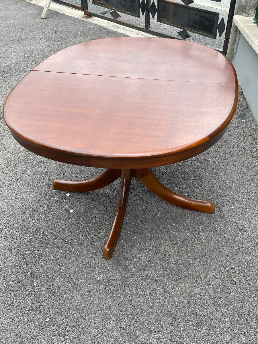Table vintage,Design Scandinave années 70 . 6 a 8 places -photo-2