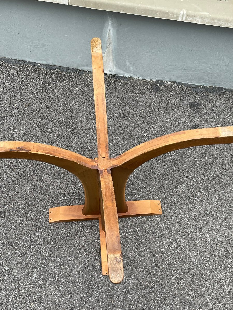 Table vintage,Design Scandinave années 70 . 6 a 8 places -photo-4