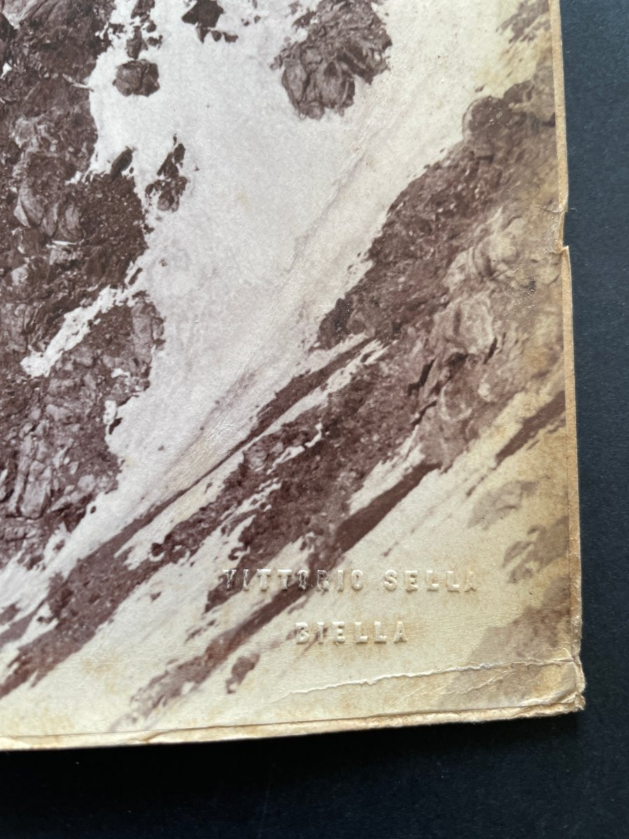 Photo original 1890 Montagne du Caucase Vittorio Sella-photo-2