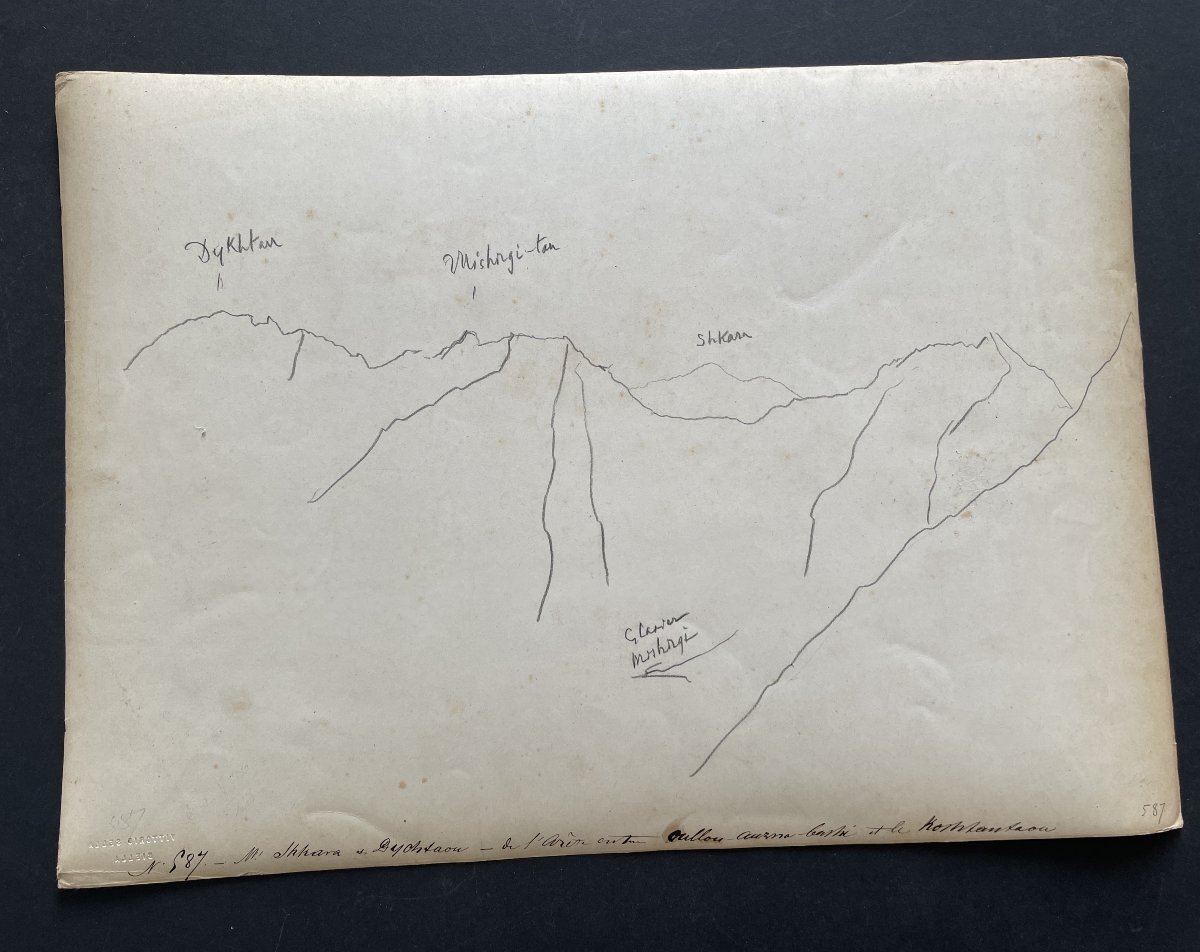 Photo original 1890 Montagne du Caucase Vittorio Sella-photo-8