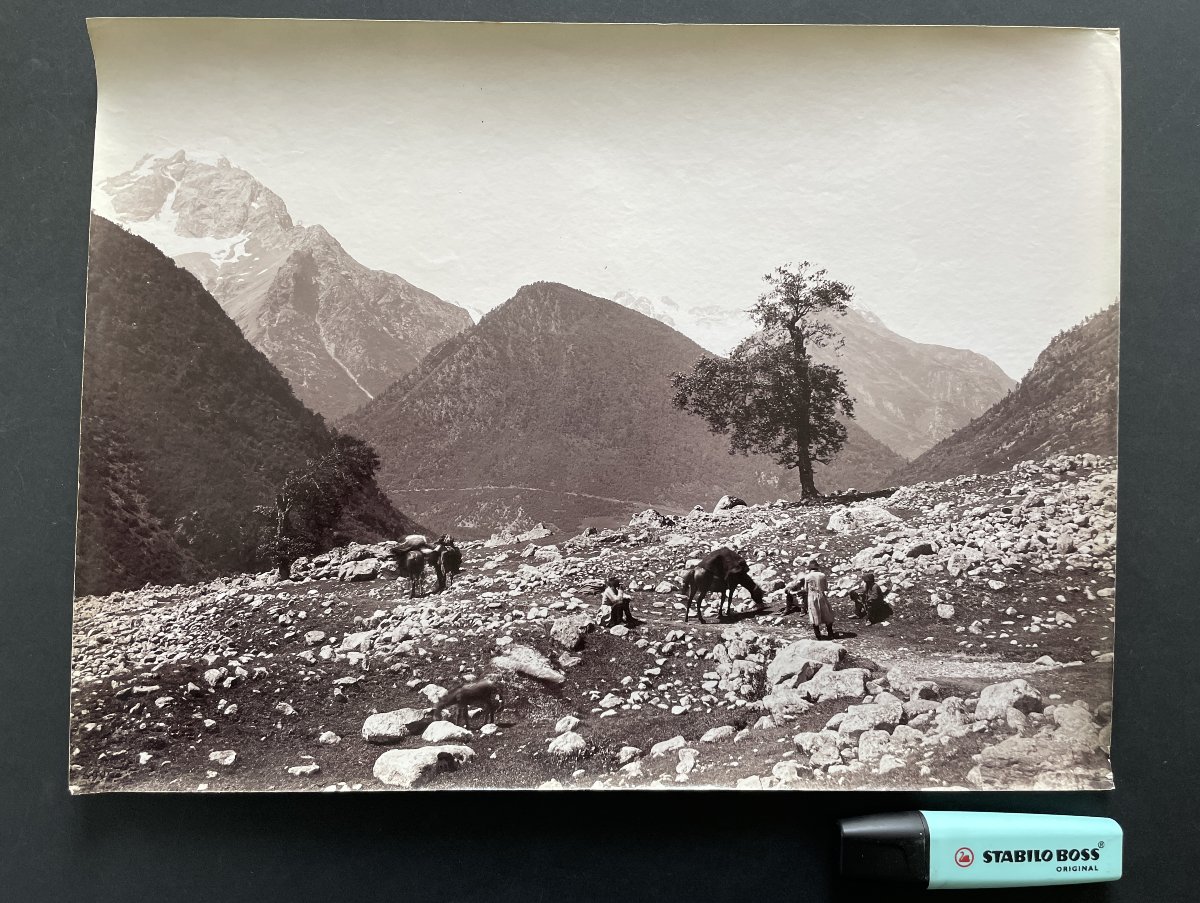 Original Photograph, 1890, Caucasus Mountains, Vittorio Sella-photo-2