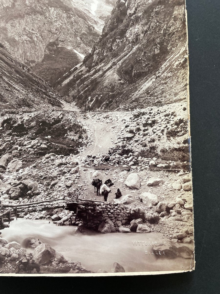 Photo original 1890 Montagne du Caucase Vittorio Sella-photo-3