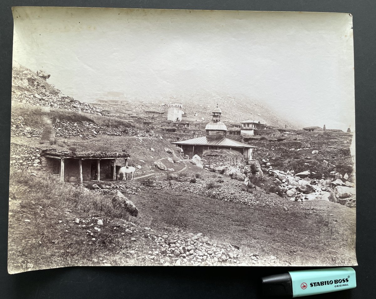 Photo original 1890 Montagne du  Caucase Vittorio Sella-photo-2