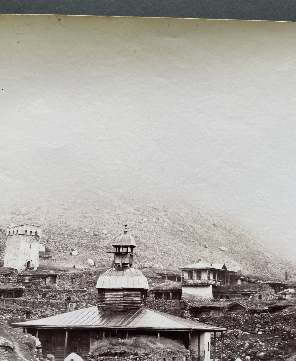 Photo original 1890 Montagne du  Caucase Vittorio Sella-photo-2