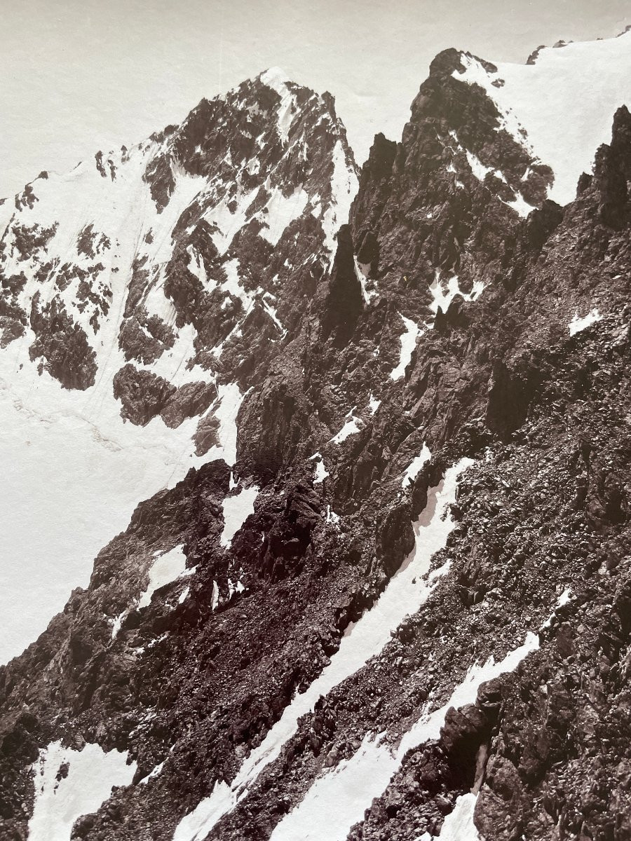 Photo original 1890 Montagne du  Caucase Vittorio Sella-photo-4