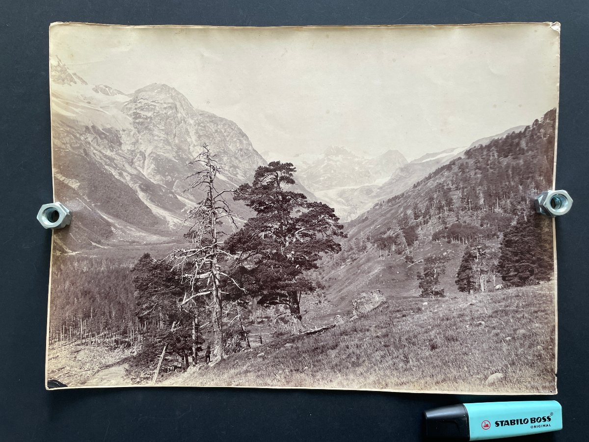 Photo original 1890 Montagne du Caucase Vittorio Sella-photo-2