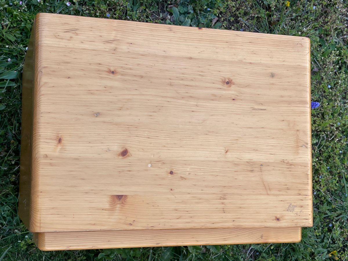 Chevet  en pin Charlotte Perriand  les Arcs -photo-2