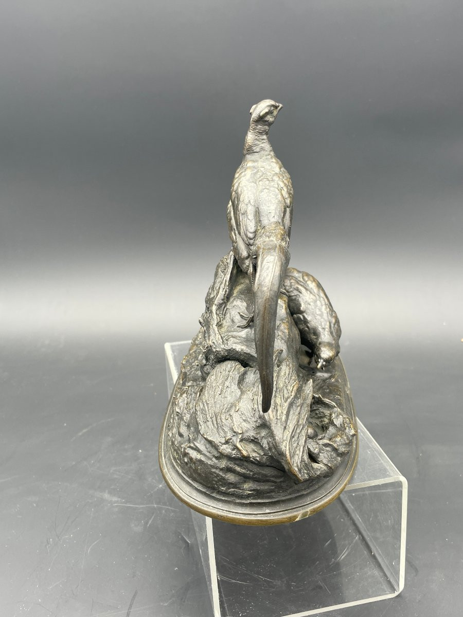  Bronze animalier Auguste Cain 1822-1894 fonderie Bardedienne -photo-4