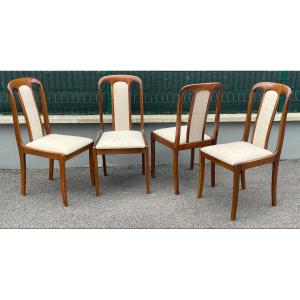 4 chaises vintages  Design Scandinave années 70  