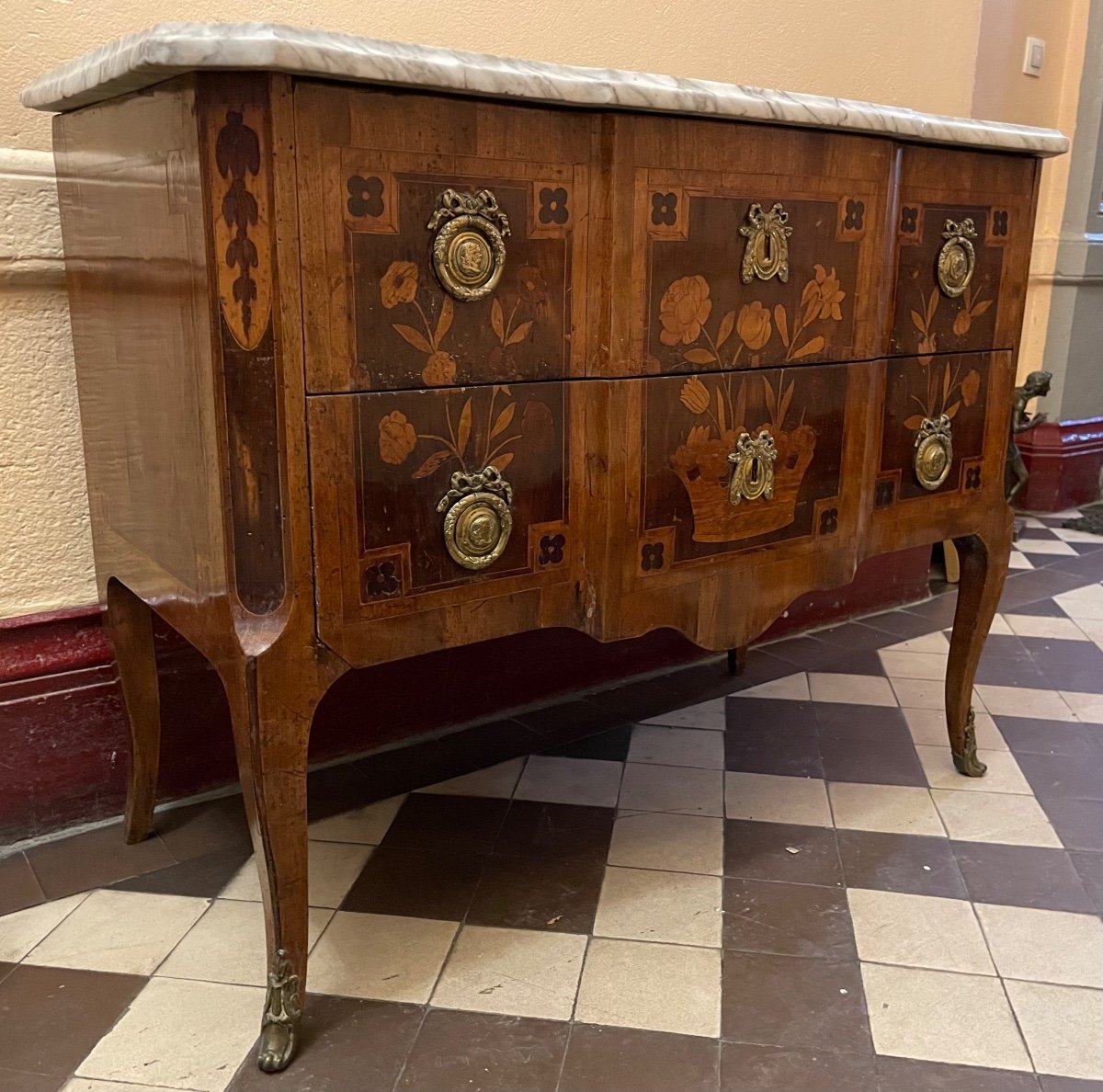 18th Century Transition Chest Of Drawers-photo-2