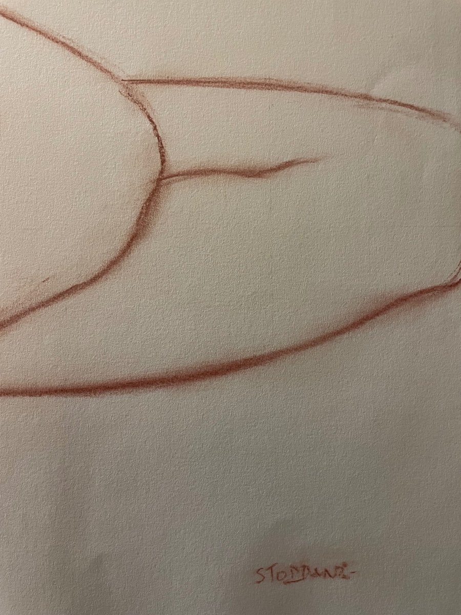 Original Drawing “nude” By Maurice Stoppani -photo-4