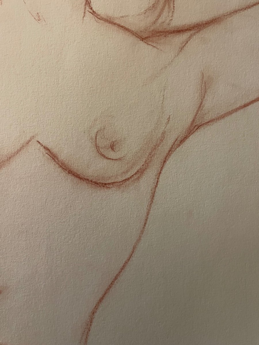 Original Drawing “nude” By Maurice Stoppani -photo-3