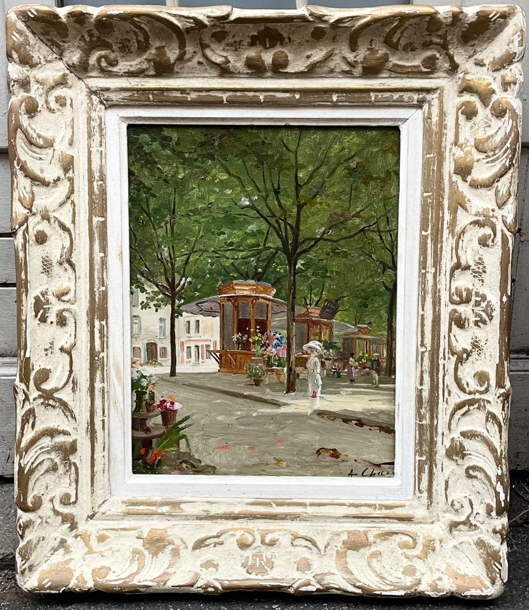 « le Marché Aux Fleurs » Par Auguste Chaix