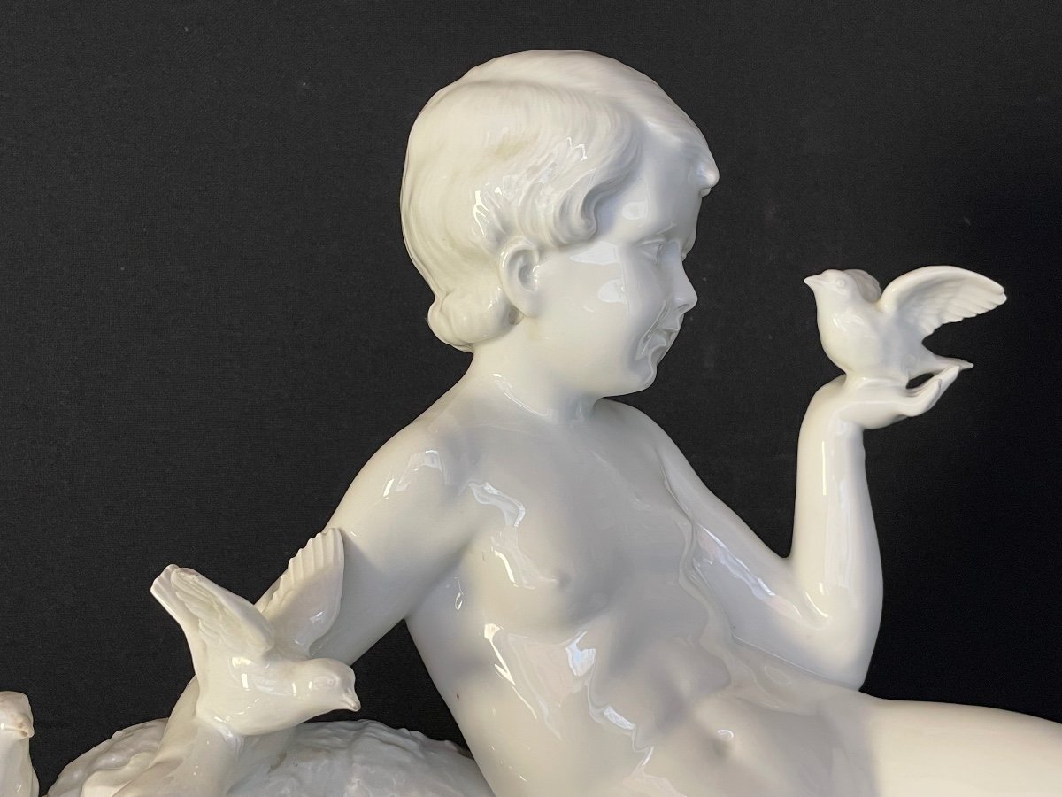 « bacchus Aux Colombes » Par B. Réal 1899-1965-photo-2